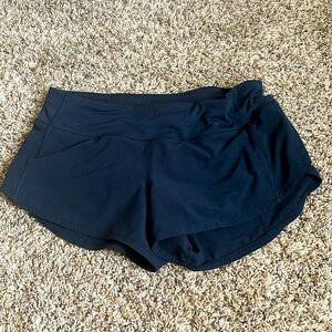 lululemon speed up 2.5 low rise shorts navy
